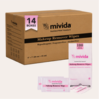 mivida Hypoallergenic Vitamin E Individually Wrapped Bulk Hotel Wipes, 1400ct