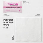 mivida Hypoallergenic Makeup Remover Wipes with Vitamin E, Individually Wrapped (1400 Count)