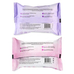 mivida Hypoallergenic Makeup Remover Wipes, Variety Box (8 Packs x 25 Wipes)
